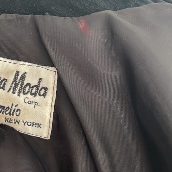 Vintage 80’s Giovinezza Moda Rocco D’Amelio Cropped Black Blazer - Picture 8 of 9